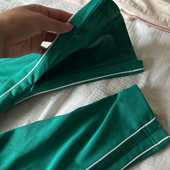 Mo & Co Green Strip Track Pants - Picture 3 of 4